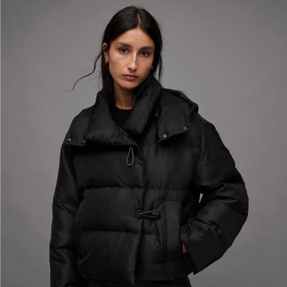 AllSaints Allais High Collar Quilted Puffer Jacket :: New with tag